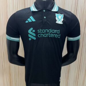 Liverpool Polo Black Player Polo Shirt
