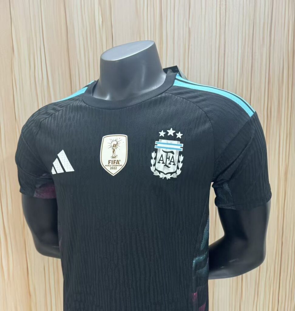 Argentina Goalkeeper Black Player Jersey