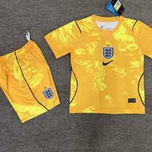 England Yellow Goalkeeper Kids Kit